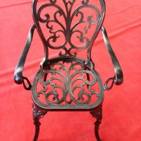 Кресло Кружева из литого алюминия