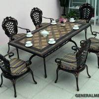 Столы с керамической мозаикой