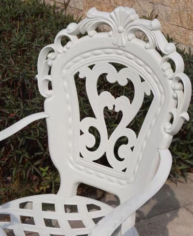 Кресло Корона Вензель белое