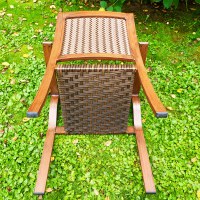 Кресла Трессе каркас из алюминия, плетение искусственного ротанга